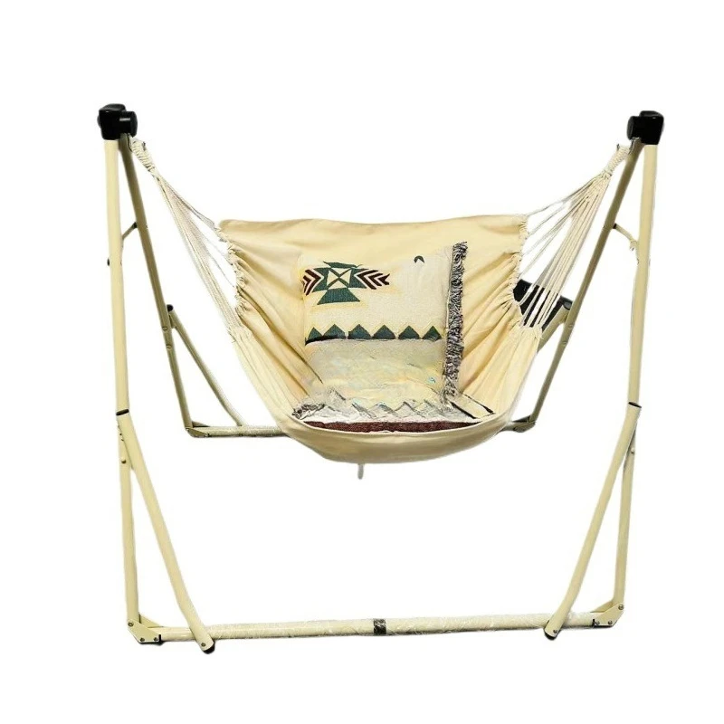 أرجوحة قوس أرجوحة أرضية قابلة للطي، أرجوحة منزلية للشرفة