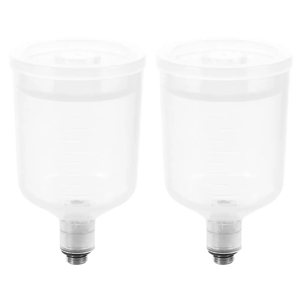 

2 Pcs Airbrush Set Bottles Pot Replaceable Paint Storage Cup Containers Supplies