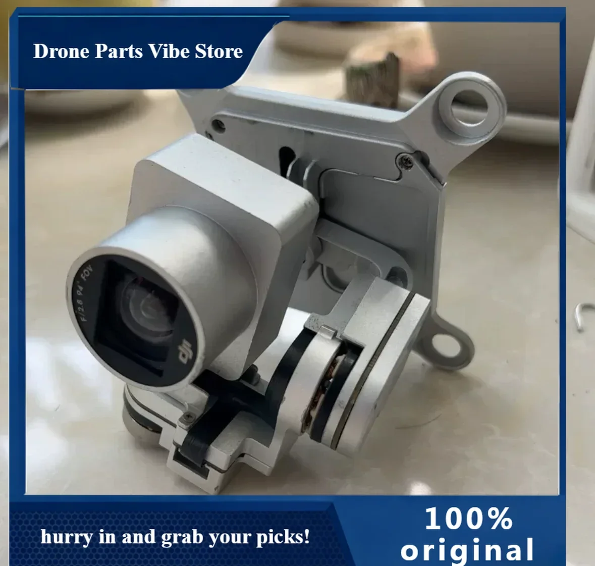 

APBrushless Camera gimbal w/4K camera lens F/2.8 94 FOV motors controller Assembly Suit for DJI Phantom 3 S standard 3S RC drone