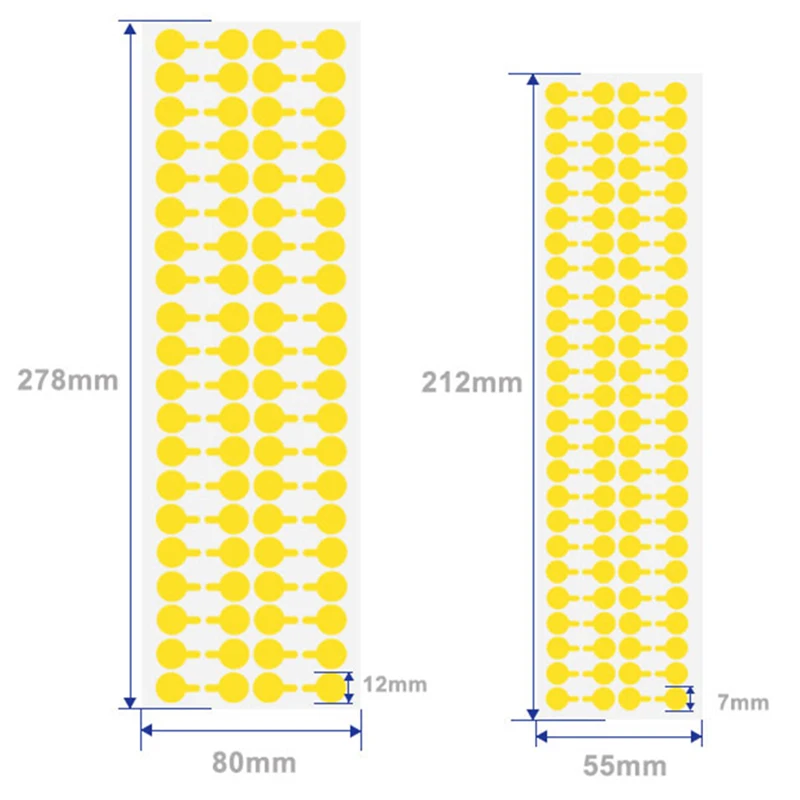 Sunshine 7MM/12MM Front And Rear Camera Protection Stickers High Temperature Resistant/Easy To Tear For Daily Phone Repair Tools