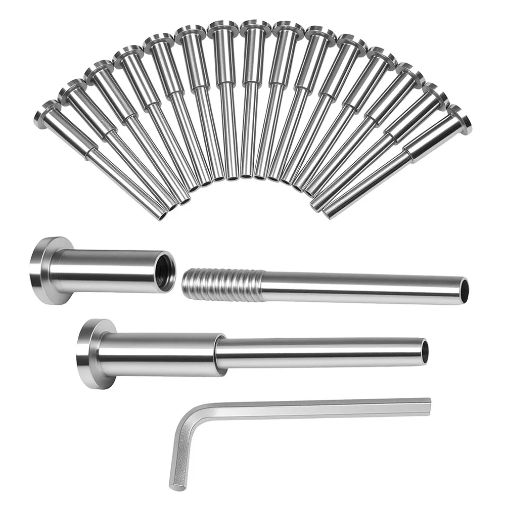 Swage Stud Hardware Cable Railing Kit Fast Installation Solution For 2x2 Wood Posts Cable Railing Installation Kit