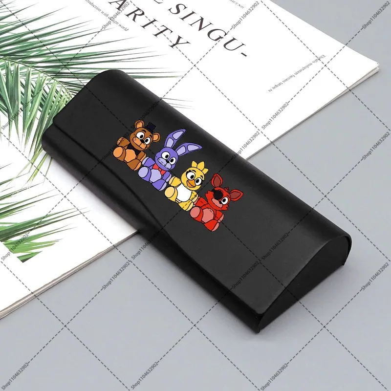 FNAF Glasses Case Five Nights At Freddys Cartoon Pattern Printed Fashion Women Men Sunglasses Boxes Portable Crush-resistant Box