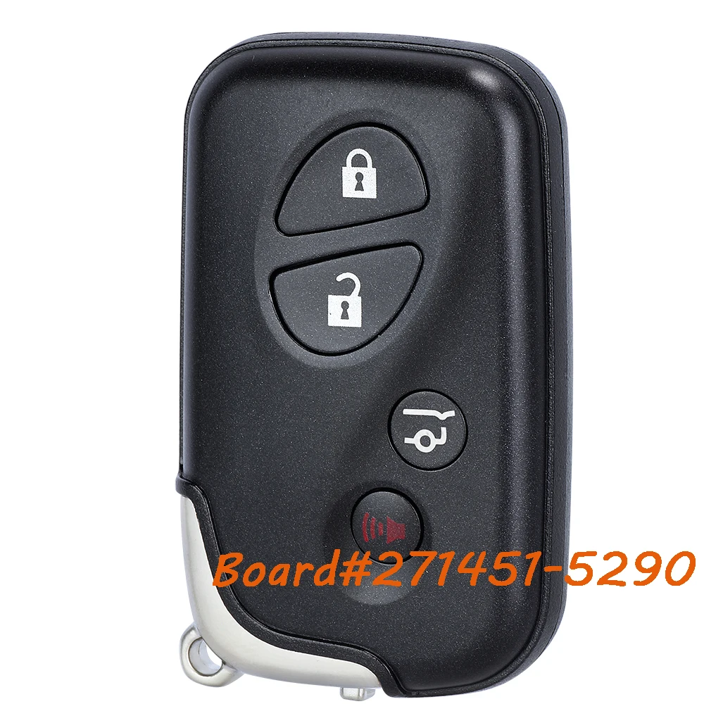 

KEYECU 271451-5290 Умный дистанционный брелок без ключа для Lexus RX350 2015 GX460 2010-2019 314,3 МГц HYQ14ACX