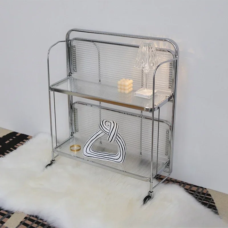 Internet celebrity glass mobile home hotel glass dining car restaurant furniture