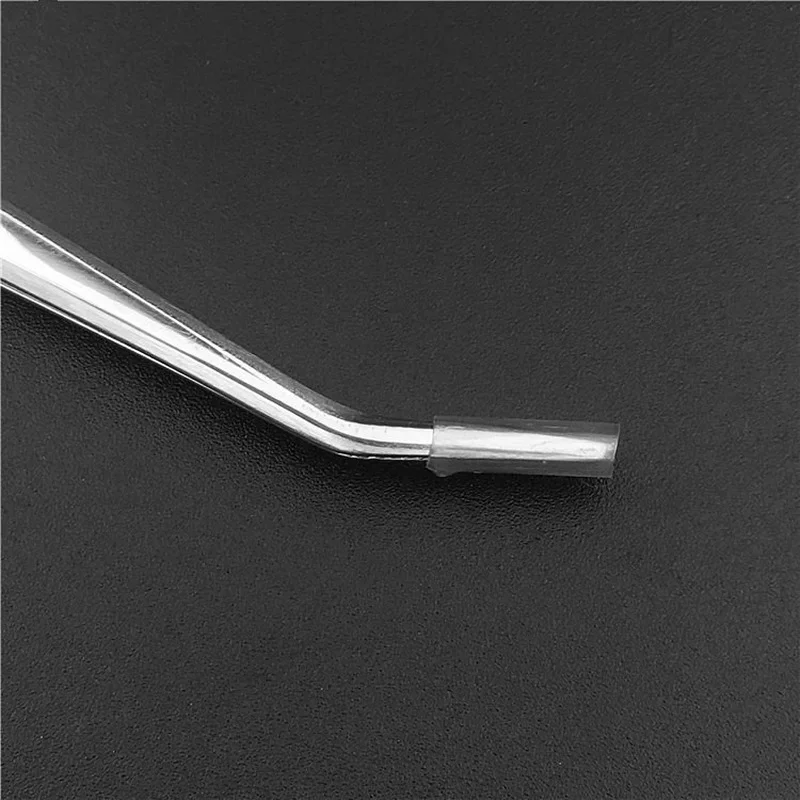 Dental Surgical Operation Stitching Tweezer College Tweezers Cotton Dressing Tissue Tweezer Serrated Tip Oral Care