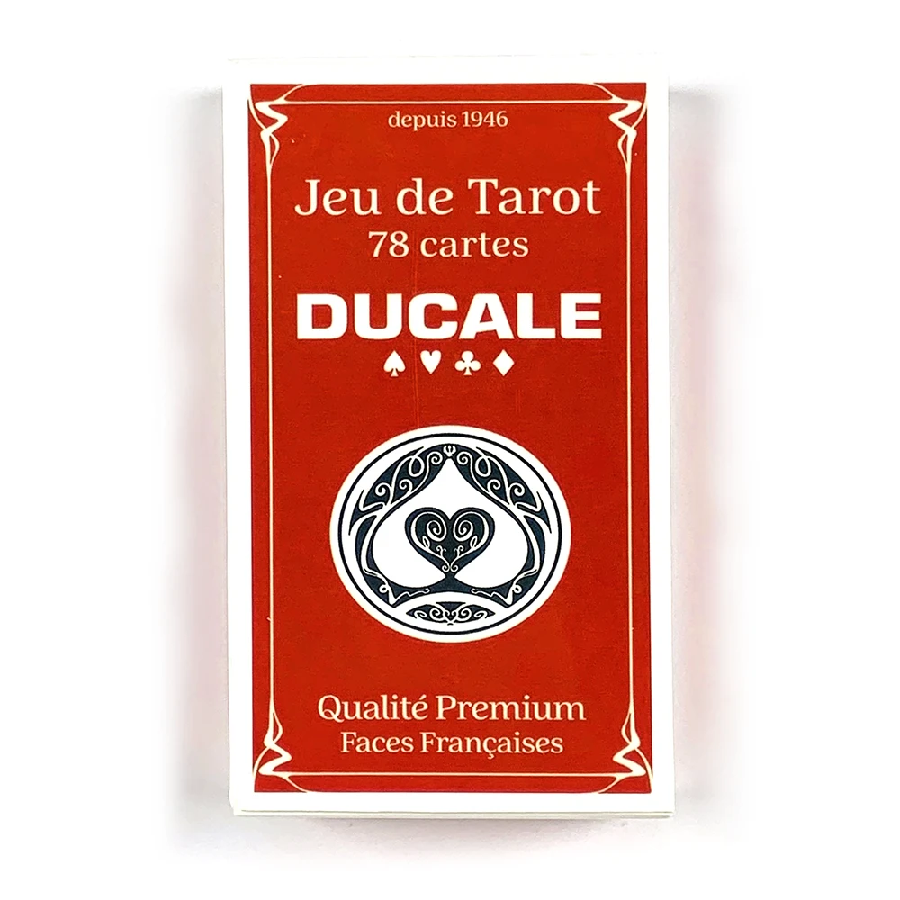 Jeu De Tarot Ducale Game Cards 78 Card French Tarot Deck Classic Marseille Style, Perfect for Divination & Spiritual Practice