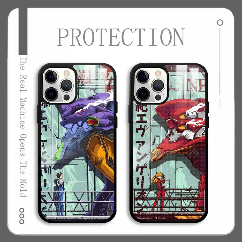 

N-Neon--G-Genesis E-EvangelionS Phone Case For IPhone 16 15 14 13 12 11 Pro Max Plus Mini Magnetic Magsafe Wireless Cover
