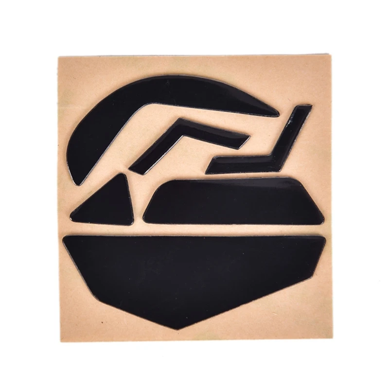 Mouse Skates Pads 1Set Black Rounded Curved Edges Mouse Feet Stickers Replacement for  G502 Mouse DropShipping