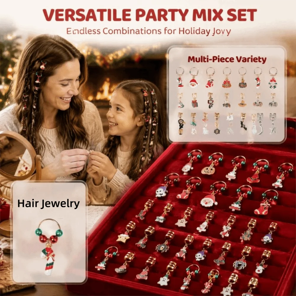 6/10/26/46pcs Metal Cuff Clips Party Mixed Hair Rings Set Hair Braiding Headwear Halloween Braid Hair Clips Charm Pumpkin