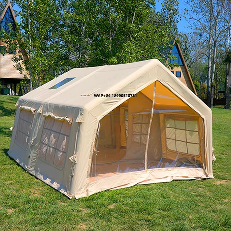 

Automatic Inflatable Four Season Waterproof Portable Camping Tent Sunshade Canopy Gable Roof Tent Camping