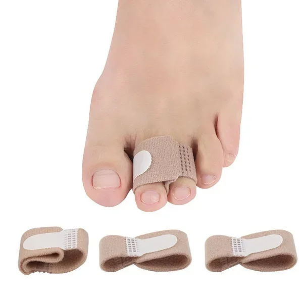 6 stücke (3pairs) Neue Zehe Finger Haarglätter Hammer Hallux Valgus Corrector Verband Separator Schiene Wraps Fuß Pflege