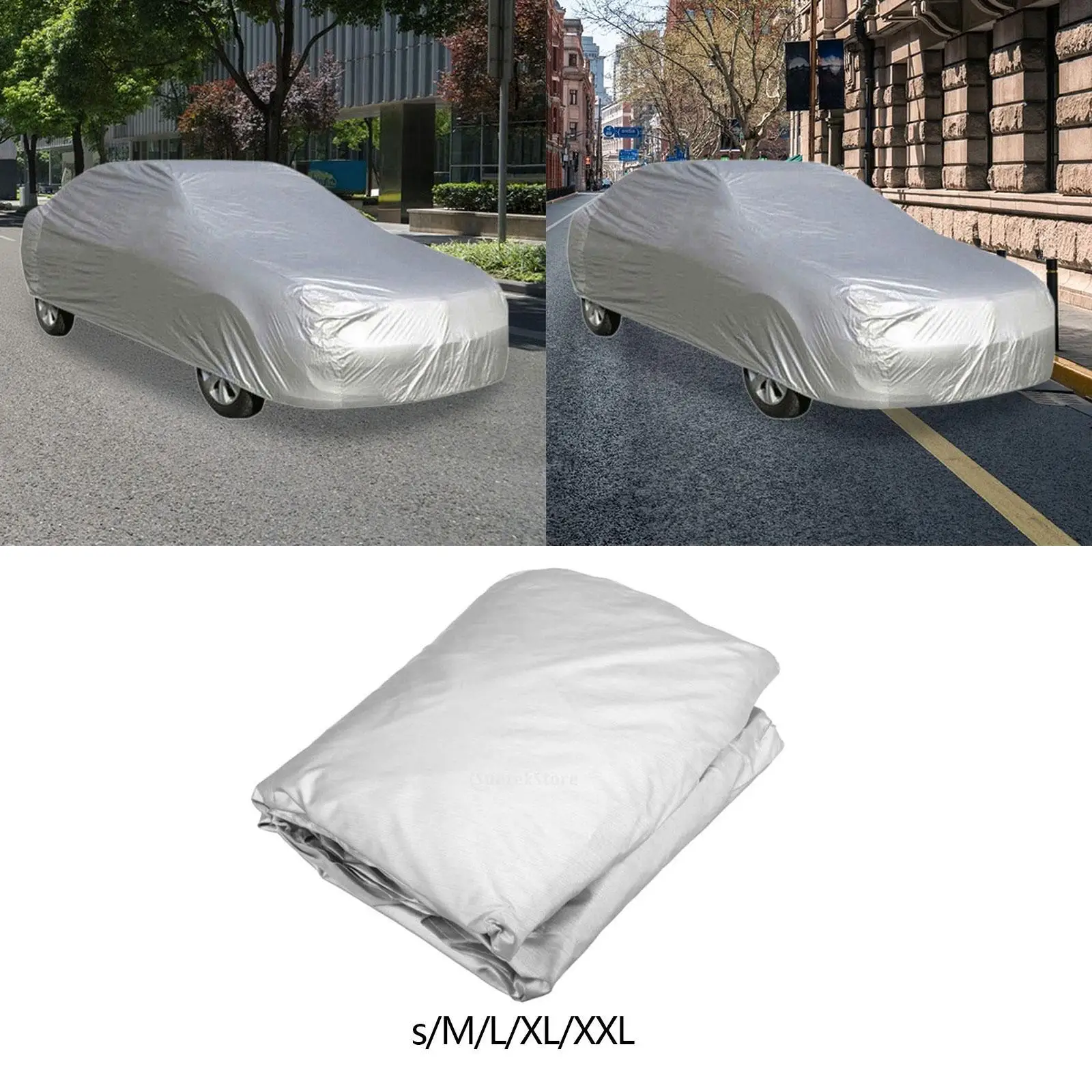 

Car Cover Sunproof Sun Snow Dust Rain Resistant Full Car Cover for Cars