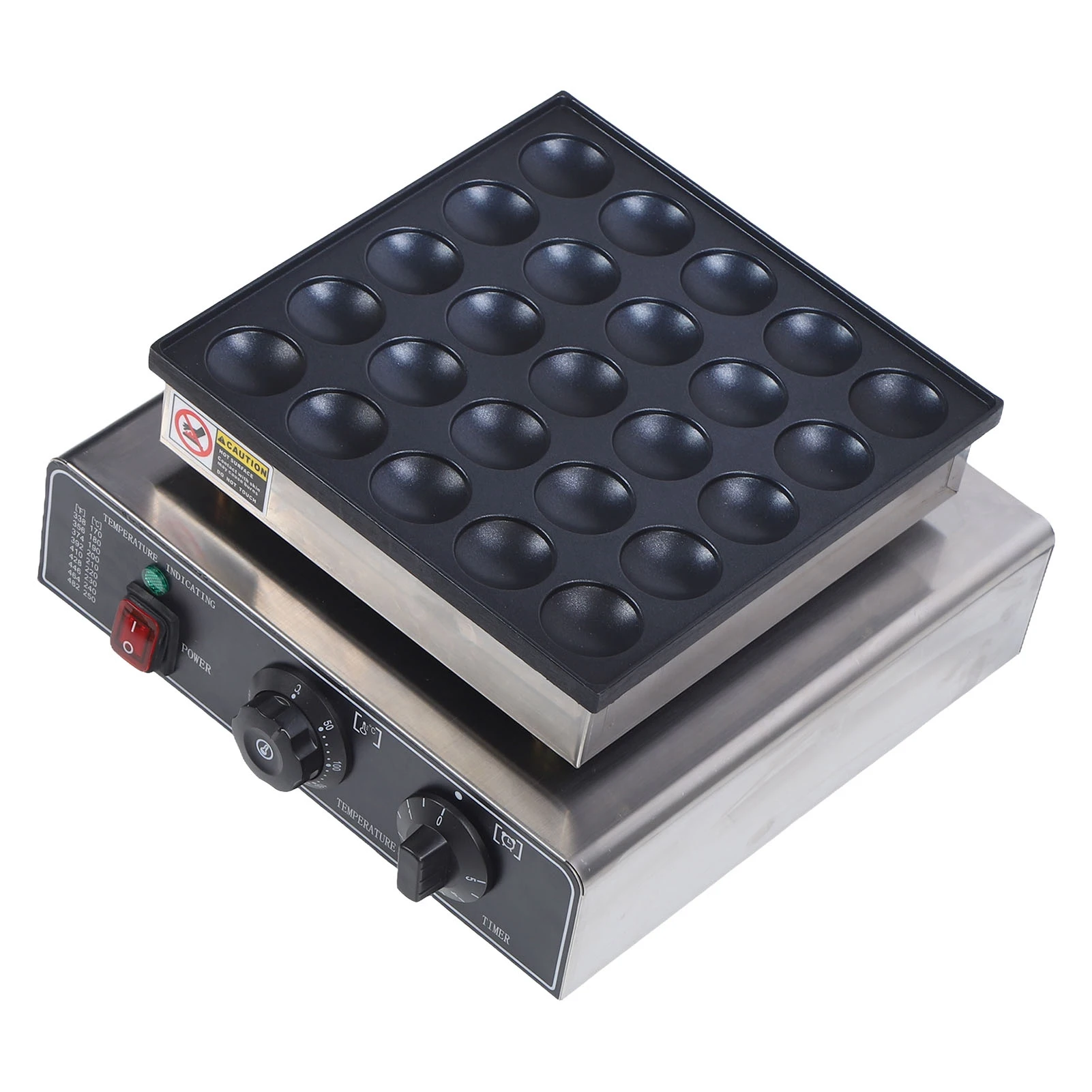 Waffle Maker Electric Pancake Baking Pan 950W Waffle Baking Pan Stainless Steel Iron Waffle Mold Kitchen Cooking Tools 50-300 ℃