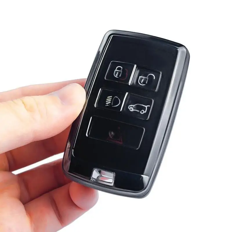 Car Smart Key Fob Cover Case Bag Clear Black Fit for Land Rover Range Rover Discovery Defender Jaguar XE XF E F I Pace - view 2