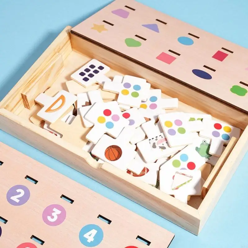 Educatiol Vorm Cognitie Natuurlijk Houten Puzzel Bijpassend Speelgoed Voor Peuter Voorschoolse Leeractiviteit Fijne Motoriek