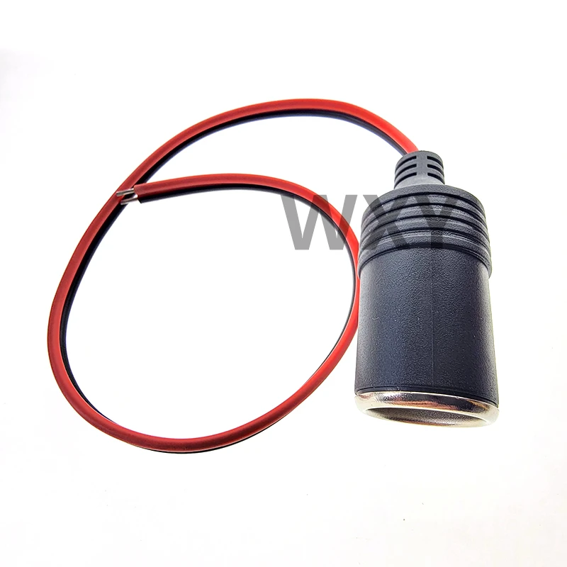 1pcs 12v 18A Max.120W Female Car Cigarette Lighter Charger Cable Female Socket Connector