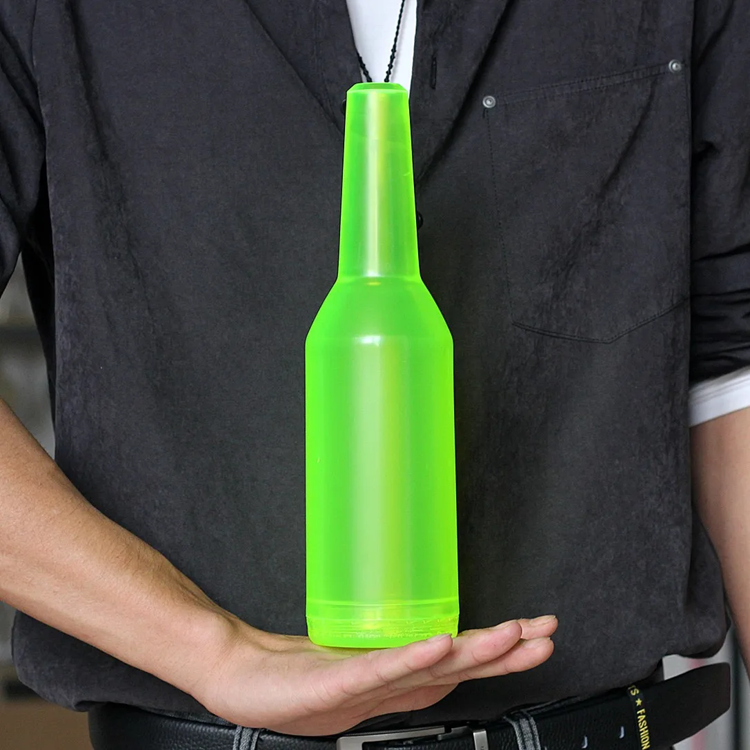 Aixiangru-Wolf Totem White Bartender, Bar Show Throw Bottles, Strong and Unbroken Fluorescent Green Bar Accessories