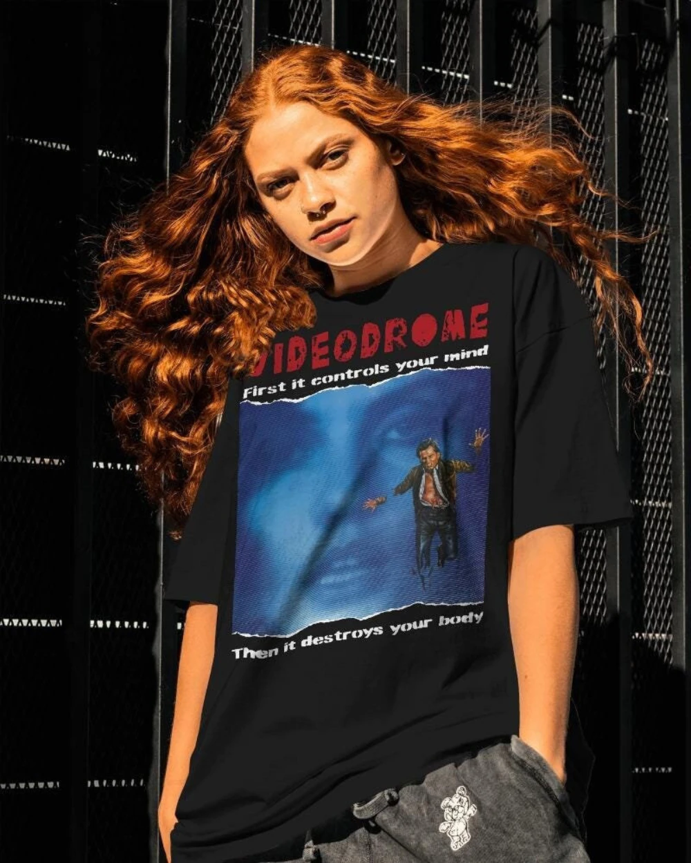 

Videodrome Graphic Shirt Vintage Horror Movie Gifts Graphic Clothing Short Sleeve Shirt Men Women All-Season