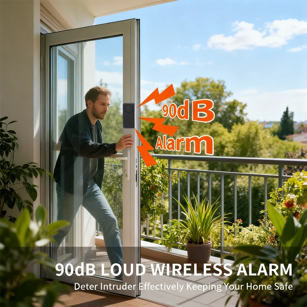 2.4G واي فاي الباب الذكي الاستشعار المغناطيسي مراقبة المنزل باب ونافذة فتح كاشف إنذار الأمن التحكم في ربط الحياة الذكية #5