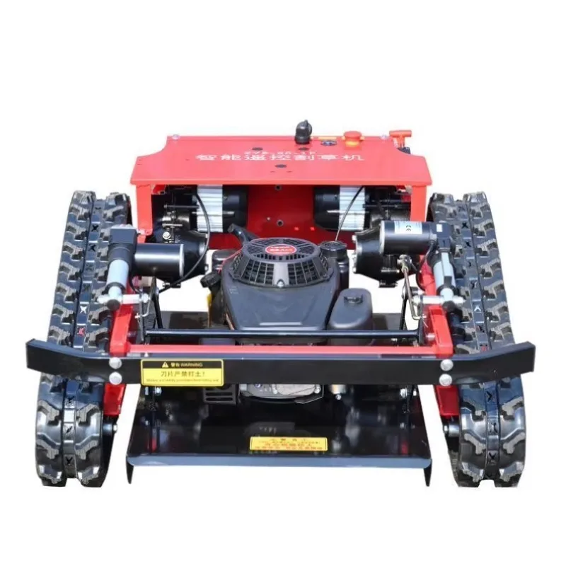 Lawn Mower RC Slope Lawn Mower Tracked All Terrain Remote Control  Weed Mowing Machine