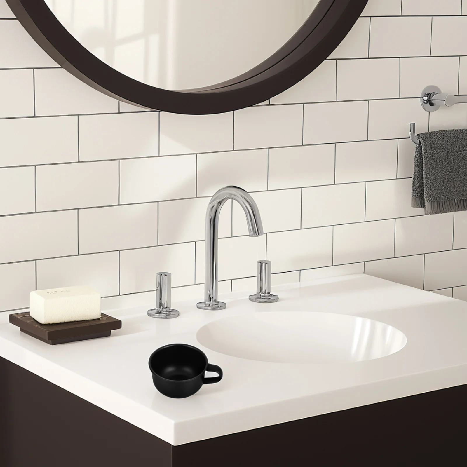 مقبض وعاء صابون الحلاقة المصنوع من خليط معدني، خفيف الوزن، متين، سهل التنظيف، متعدد الوظائف، أداة خلط طين الوجه