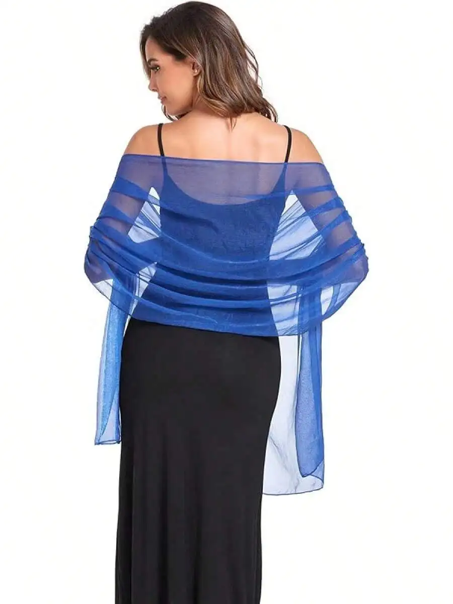 

Women Lightweight Shawl Wrap Evening Dress Scarf Wedding Guest Bridesmaid Accessory