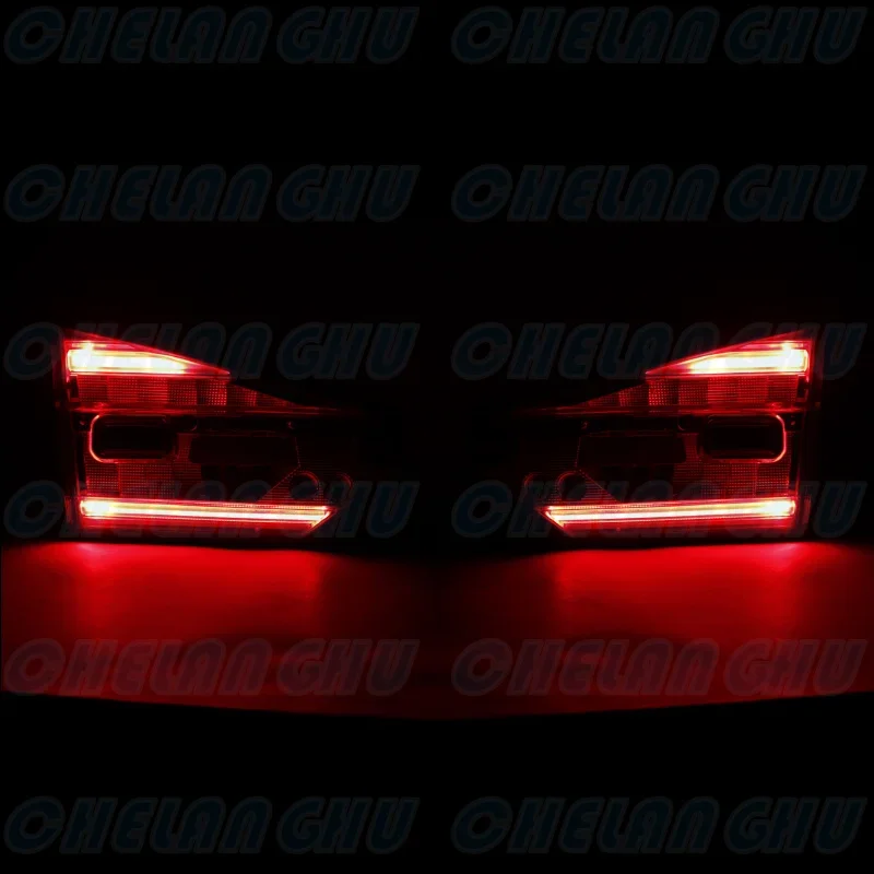 Pair Inner Side Tail Rear Lamp Light With Bulbs HS73-13A603-AA HS73-13A602-AA For Ford Fusion 2017 2018 2019