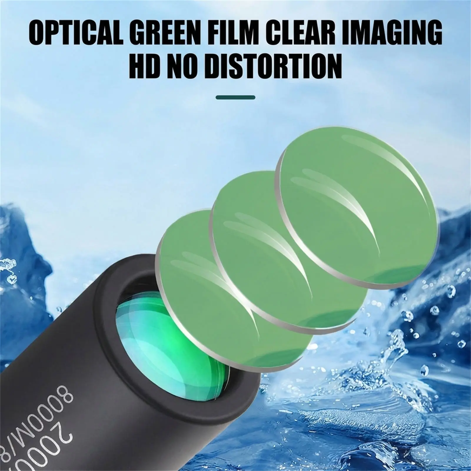 Mini-Monokular-Teleskop mit Hochleistungs-Zoom für Vogelbeobachtung, Wandern, Reisen, HD-Beobachtung, Naturerkundung und Outdoor-Abenteuer – Detail 9