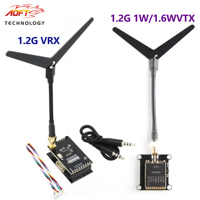 1.2GHz 1W/1.6W/3W VTX Switchable Video Transmitter Module 1.2G VRX 9CH with Cable For Long Rang Racer Drone Multirotor DIY Parts