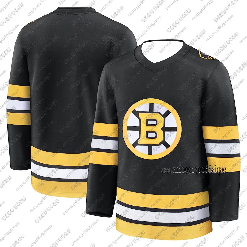 Herbst Winter Neue Eishockey-Trikots für Herren Boston Bruins Eishockey-Trikots Freizeit-Sport-Langarm-T-Shirts Damen Herren Trikots – Detail 5
