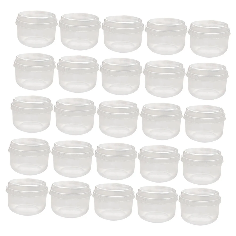 50 Sets Cheesecake Cups Chubby Pudding for Baking Fat Dessert Containers Portion