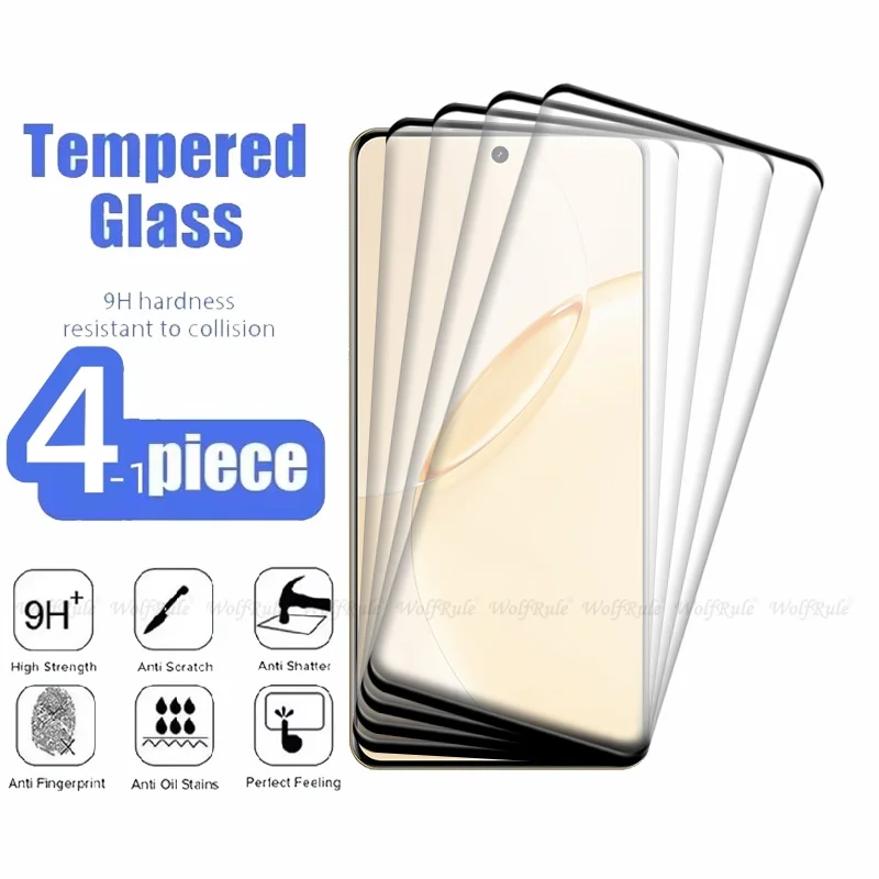 1-4PCS For Realme 16 Pro Plus Glass OPPO Realme 16 Pro Plus Tempered Glass Full Cover Curved Screen Protector Realme 16 Pro Plus