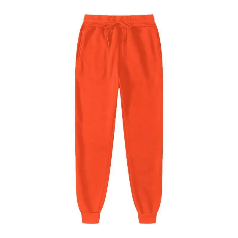Herbst Winter Einfarbige Fleece-Jogginghose Sport-Freizeithose Lauf- und Fitnesstraining Hose für Männer und Frauen Jogging-Bekleidung – Detail 3