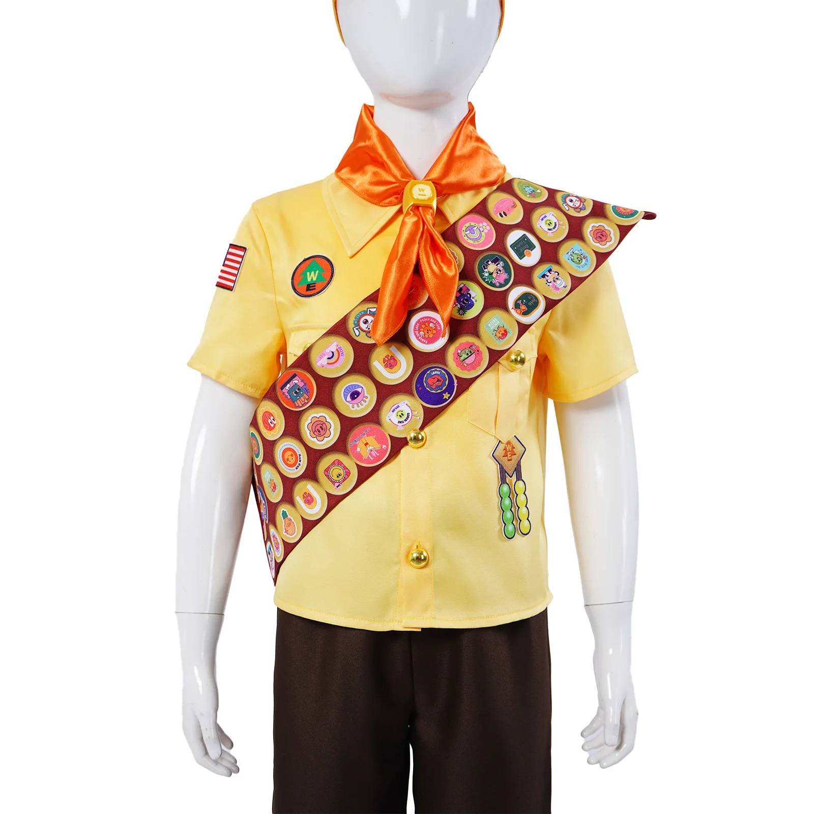 Cosplay Costume Russell Cosplay Costume, Little Boy Russell, Little Explorer, Anime Character Performance Costume view 5