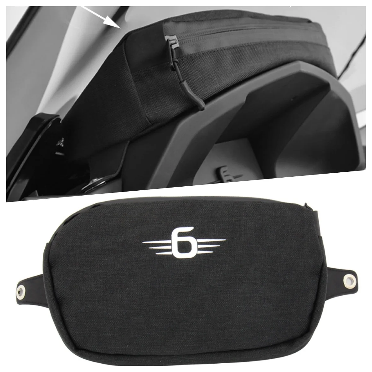 OTILLI Motorcycle Cockpit Storage Bags For BMW K1600B K1600GT K1600GTL K1600 Grand America Cordura Accessory Bag Repair Toolbox