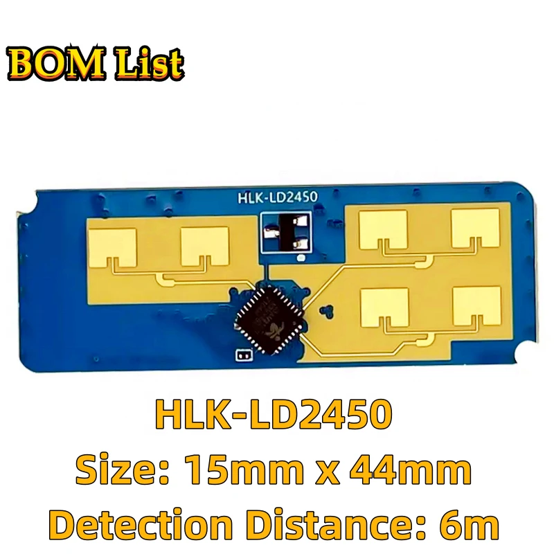 HLK-LD2450 ld2450 24g Smart Home Motion Target Tracking Radars ensor Modul Test Abstand Winkel Geschwindigkeit Hi-Link