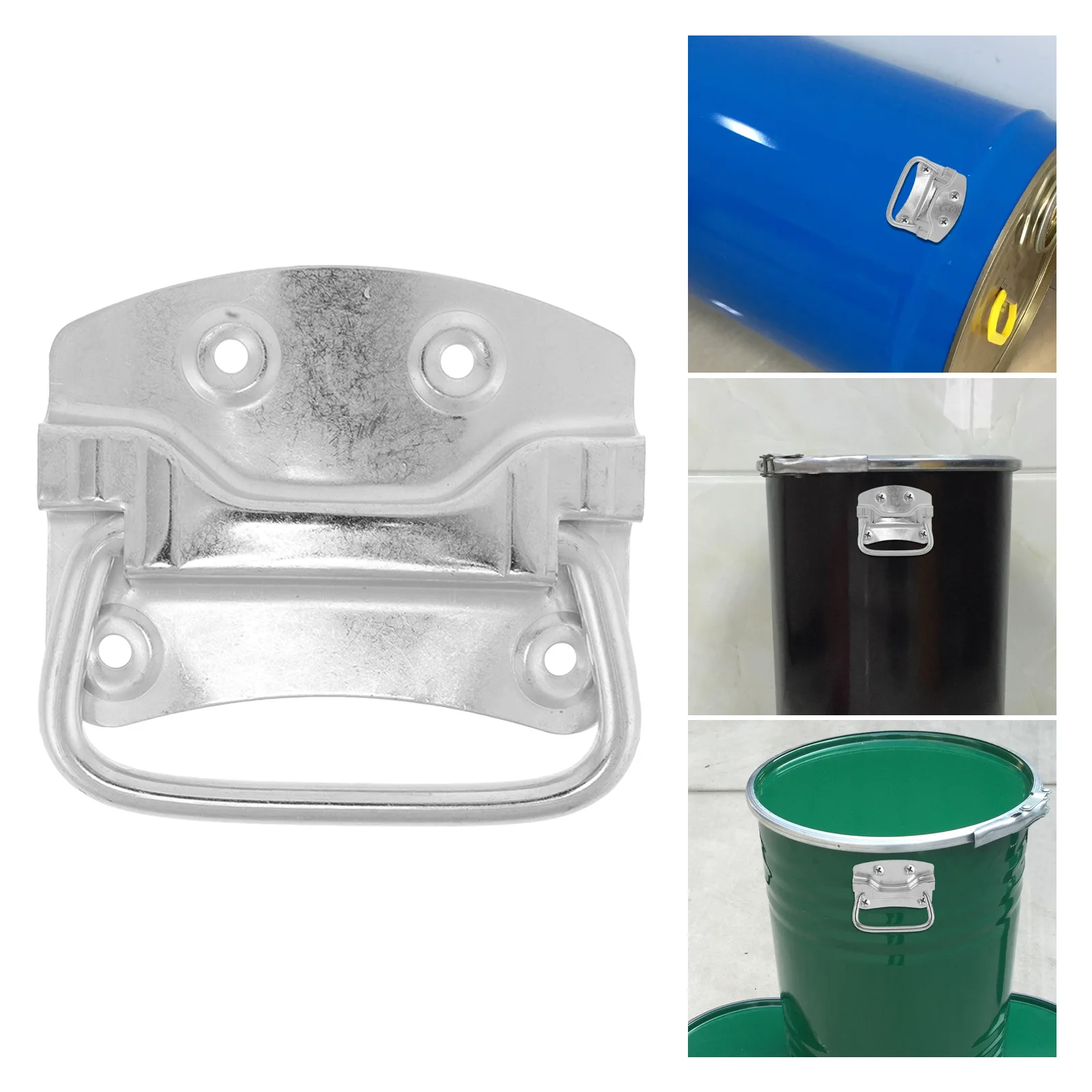 

2pcs Arc-Shaped Box Handle Heavy Duty Iron Pull Lift For Wood Chest Tool Cabinet Metal Ring Replacement Sturdy Diy