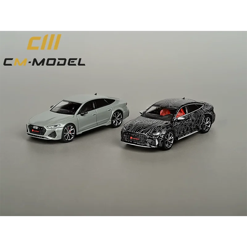 CM Model 1/64 Model Car RS7 Sportback Diecast Sports Vehicle Toys Collection Gifts for Teenagers Adults With Display Case