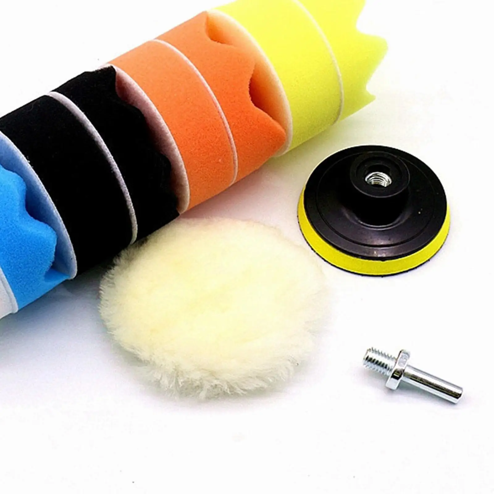 3 "/4"/5 "الشمع التلقائي تلميع برتقالي التلميع الإسفنج منصات عدة سيارة الملمع 3 بوصة