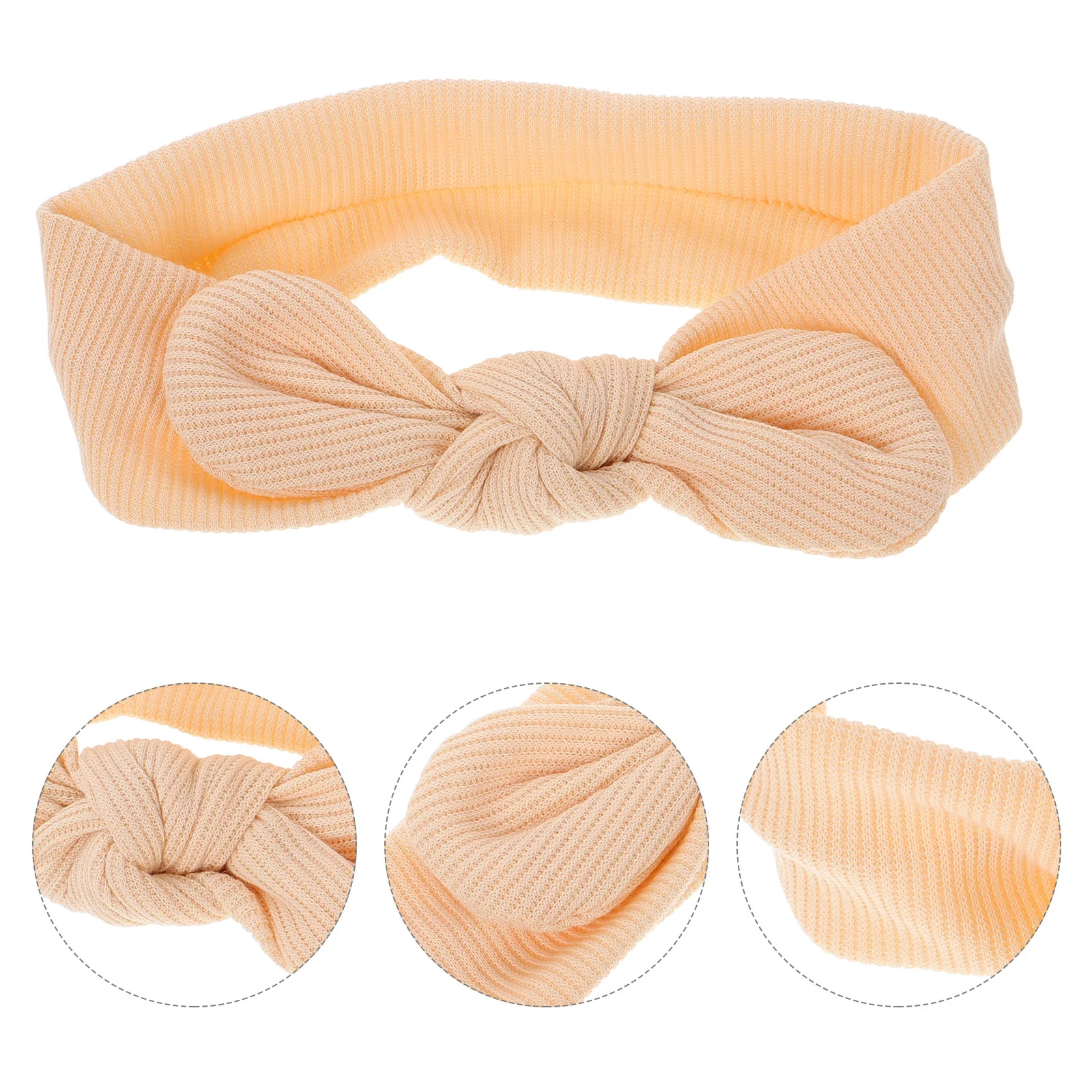 

Elastic Baby Bow Headbands Knitted Infant Hair Accessories Headbands for Newborn Girls Special Occasions
