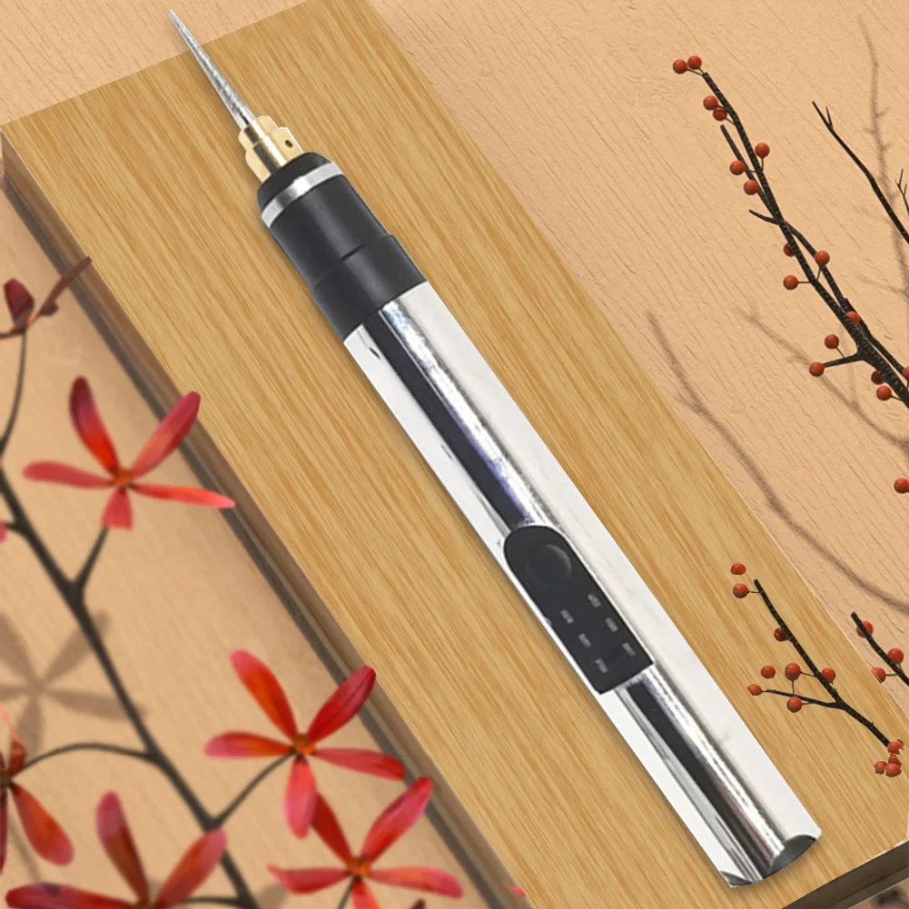 Electric Engraver Etching Pen Professional Electric Drilling Etching Pen Rechargeable 3 Gears Adjustable for Jewelry Glass Wood image 4