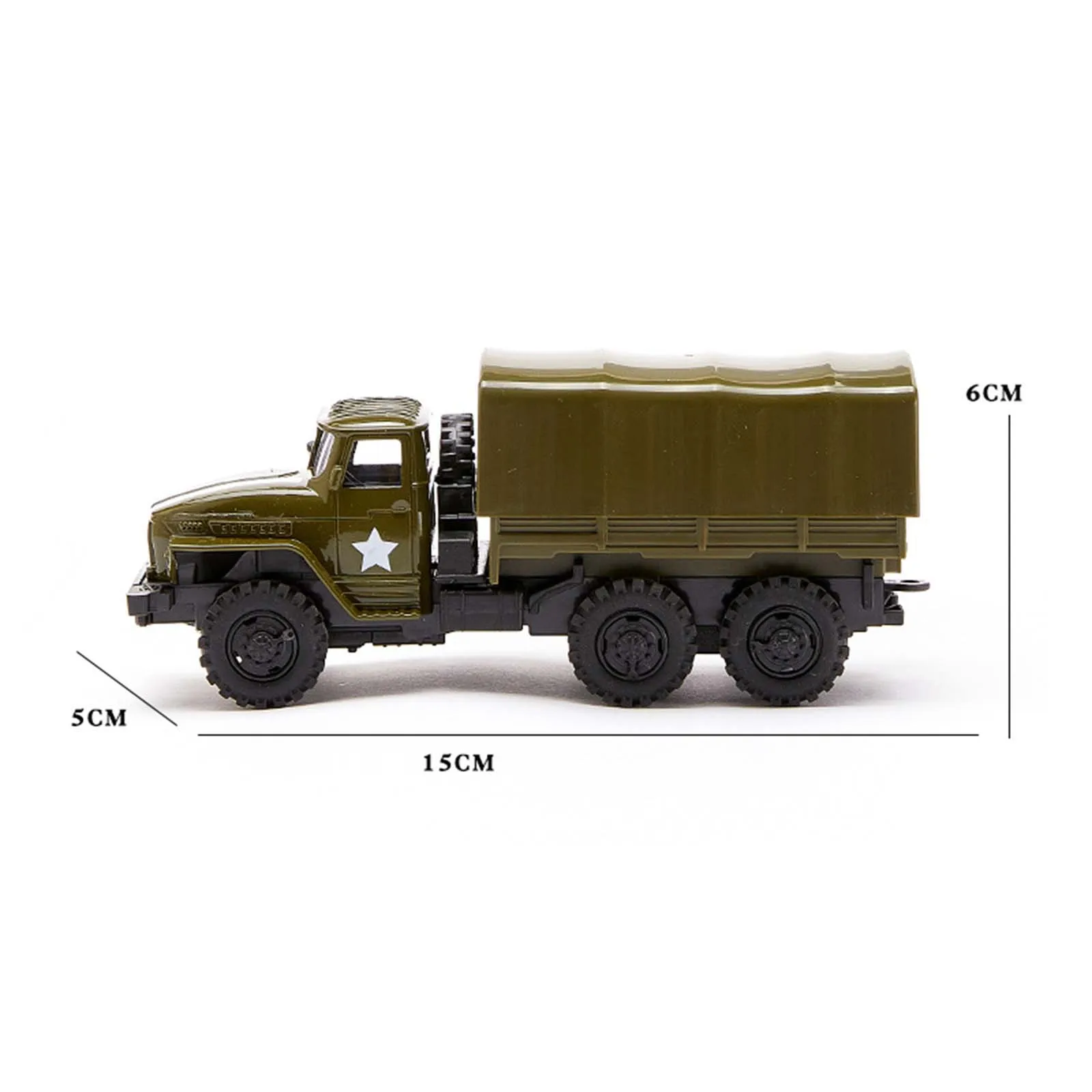 1:50 /1:64 Scale Diecast Truck Armored Model Car Transport Vehicle Glue Free Assembly Model Military Toy Car Children\'s Toy