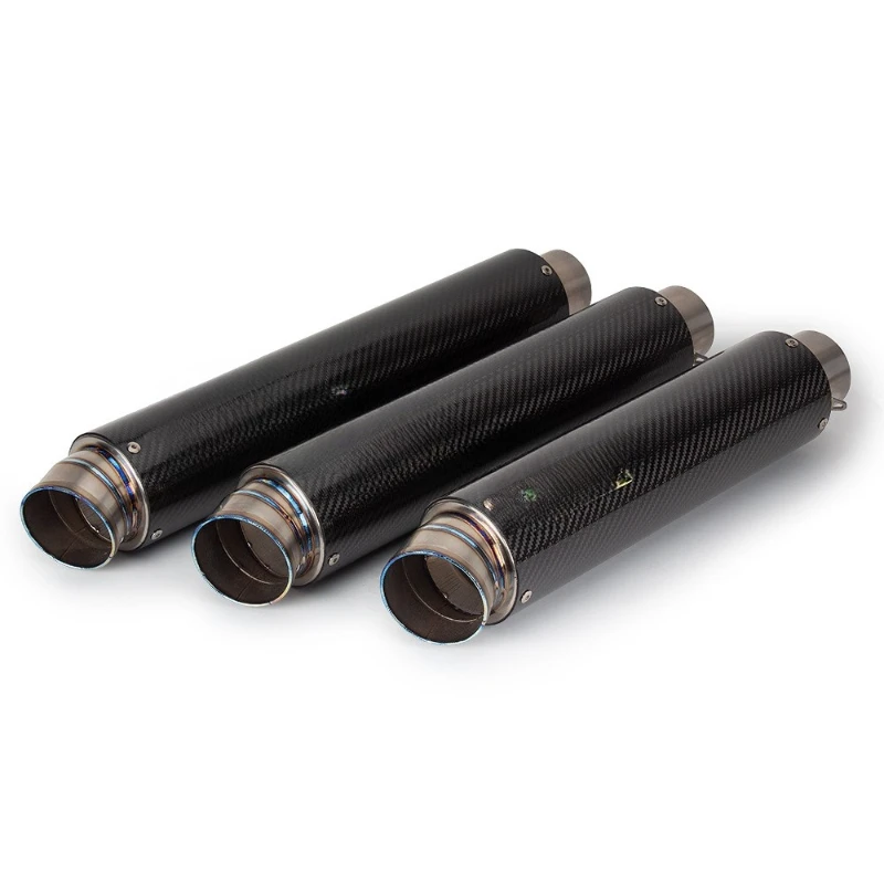 

Titanium alloy carbon fiber exhaust at the tail of motorcycle modified exhaust pipe