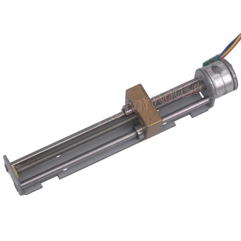 2-phase 4-wire Precision Stepping Motor for DIY Xyz 3D Printer 90mm Long Linear Actuator Micro 15mm DC 5V-12V 6V 9V Step Motor