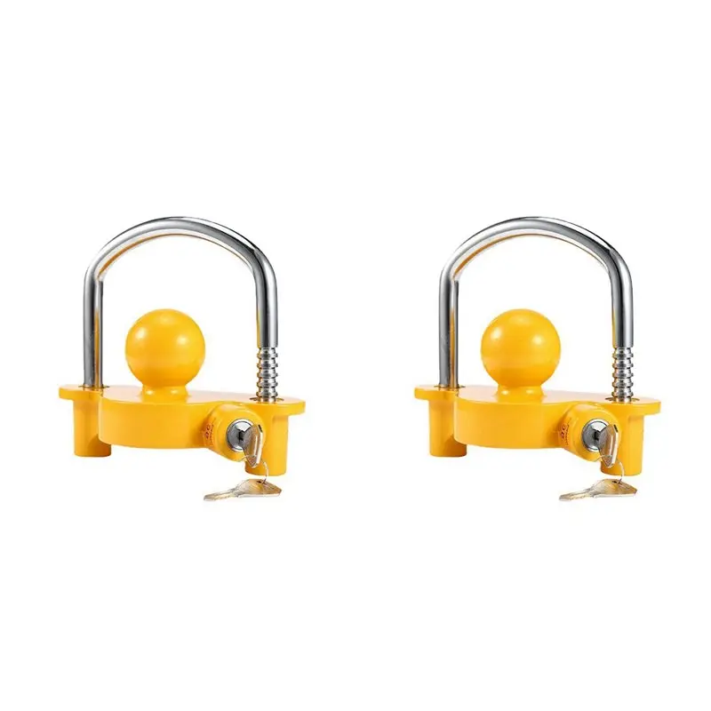 2x-universal-trailer-coupler-hitch-lock-tow-ball-security-adjustable-heavy-duty-vehicle-truck-lorry-caravan