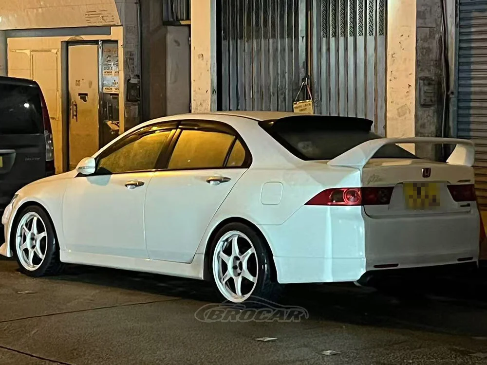 For 2003 04 05 06 2007 Honda 7th Gen Accord CL9 CL7 Factory High Quality ABS Plastic Unpainted Spoiler Trunk Boot Wing Spoiler