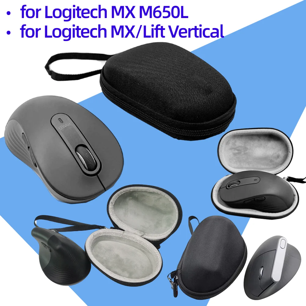 

EVA Carrying Bag Waterproof Protection Box Wireless Mouse Storage Box Case Pouch for Logitech M650L MX/LIFT Vertical Mice Case