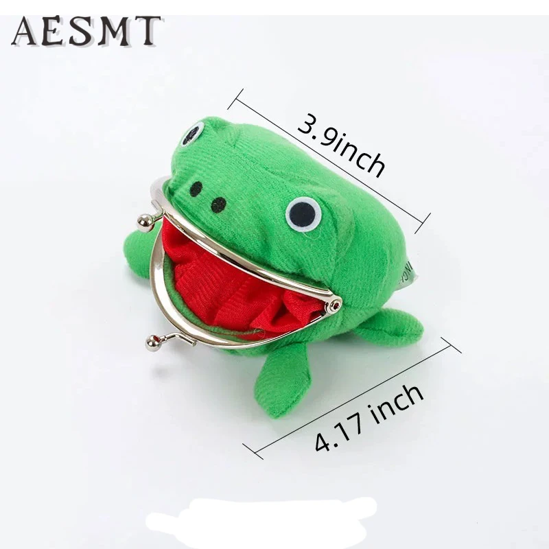 Anime Cartoon Frog Wallet Cosplay Accessory Wallet Coin Purse Manga Flannel Wallet Cute Purse Kids Gifts Kawaii Accessories