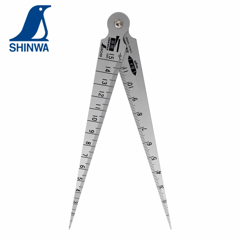 Imagem -05 - Shinwa Gap Gauge de Gravado de Alta Precisão Calibre de Feltro 115 mm Furo Calibre Régua de Diâmetro Interno 62620 Aço Inoxidável