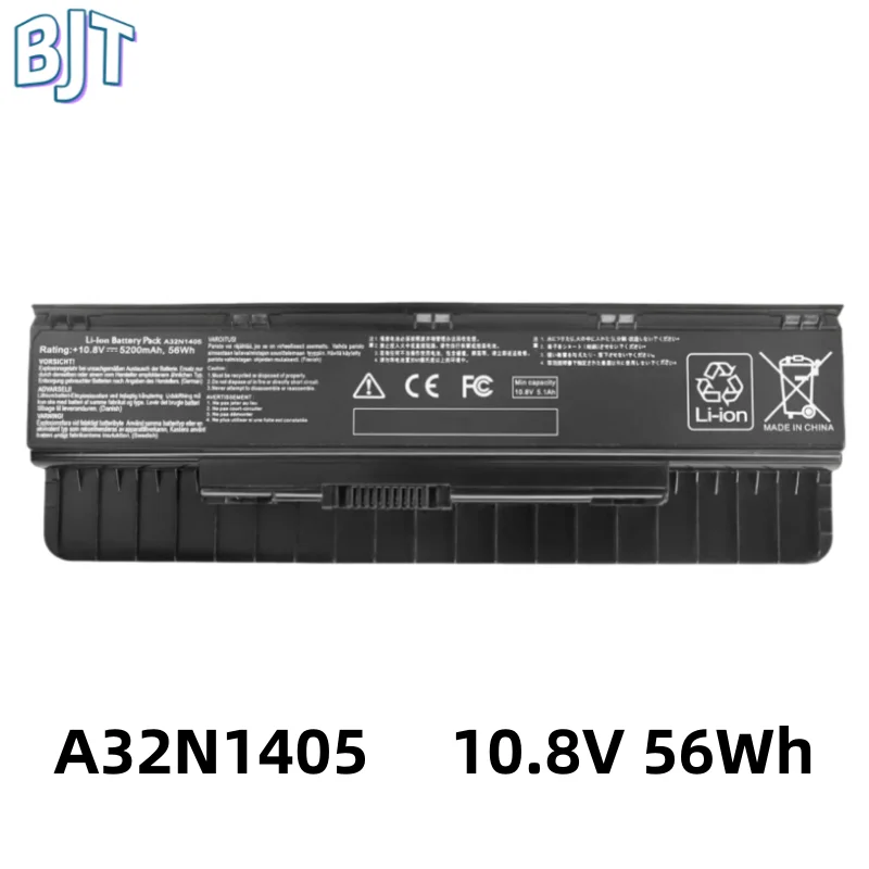 

10.8V 56Wh New A32N1405 Laptop Battery for ASUS ROG N551 N751 N751JK G551 G771 G771JK GL551 GL551JK GL551JM G551J 0B110-00300000